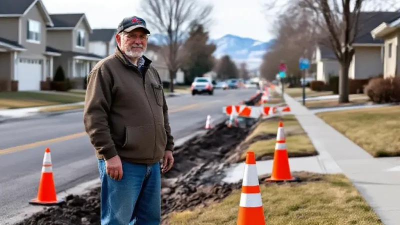 South Ogden Homeowner Property Concerns Amid Roadwork